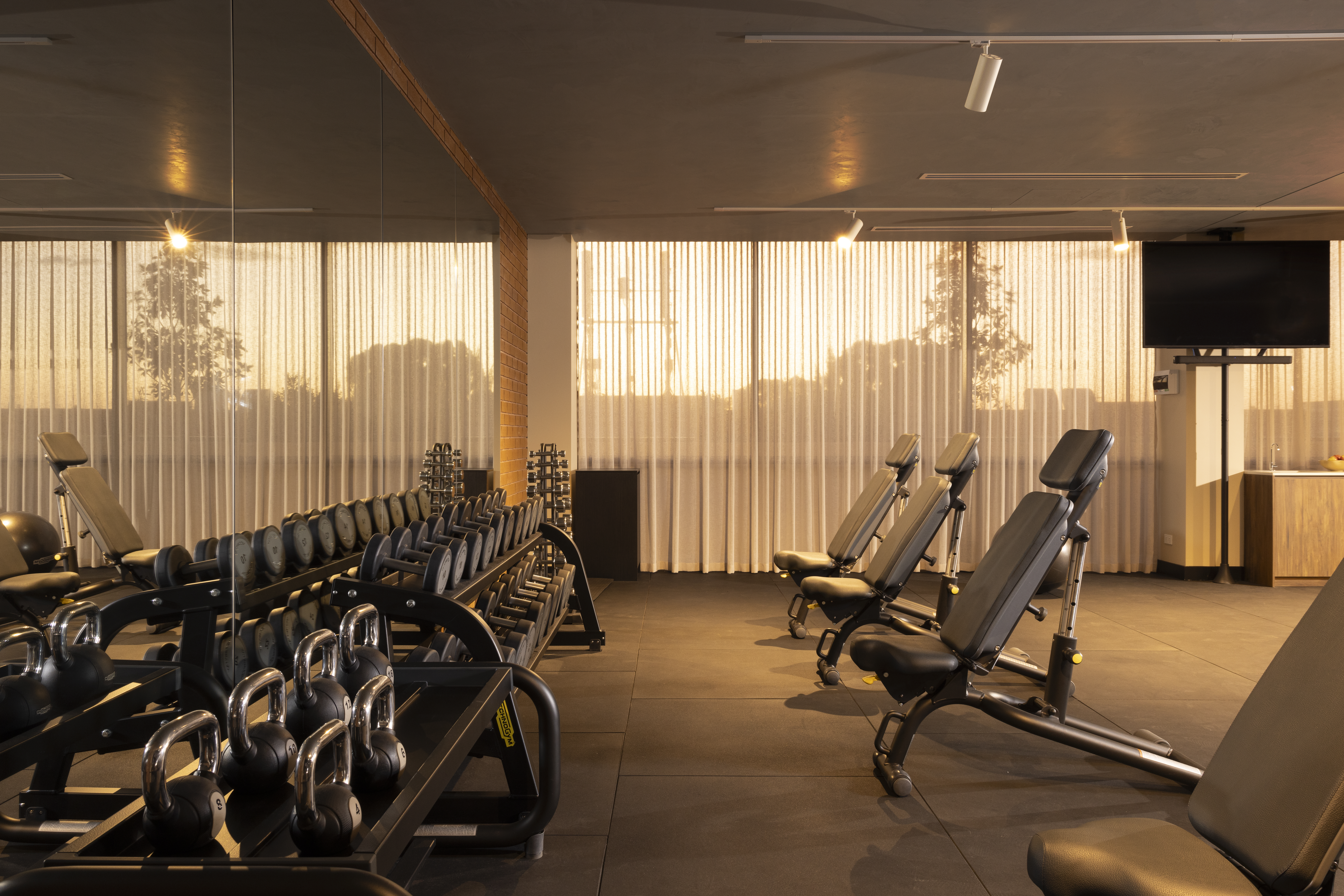Morning light in the Nation Merrylands Gym 