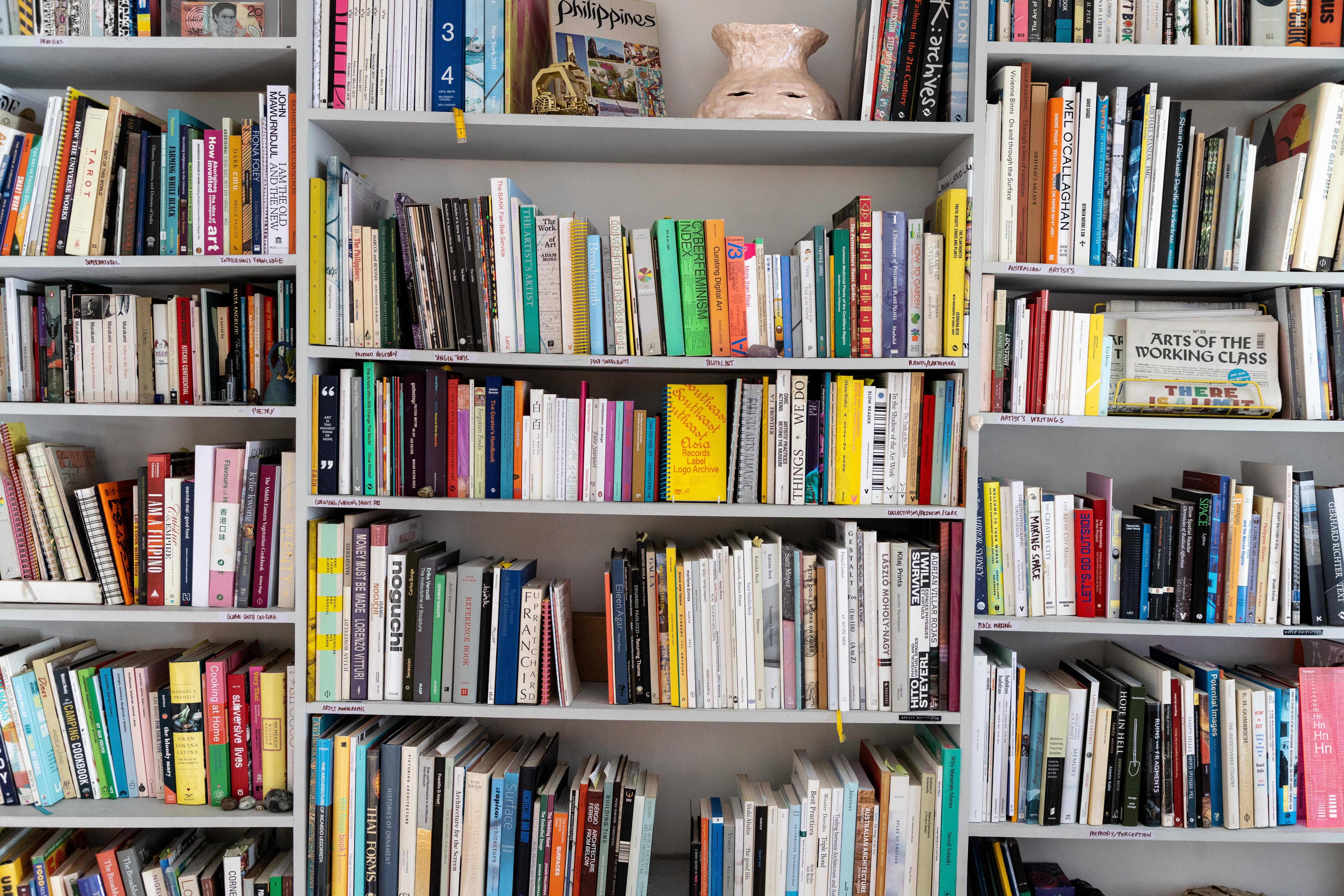 Nation-Sydney-Rental-In-A-Room-Mariam-Ella-Arcilla-Magenta-Bookshelf